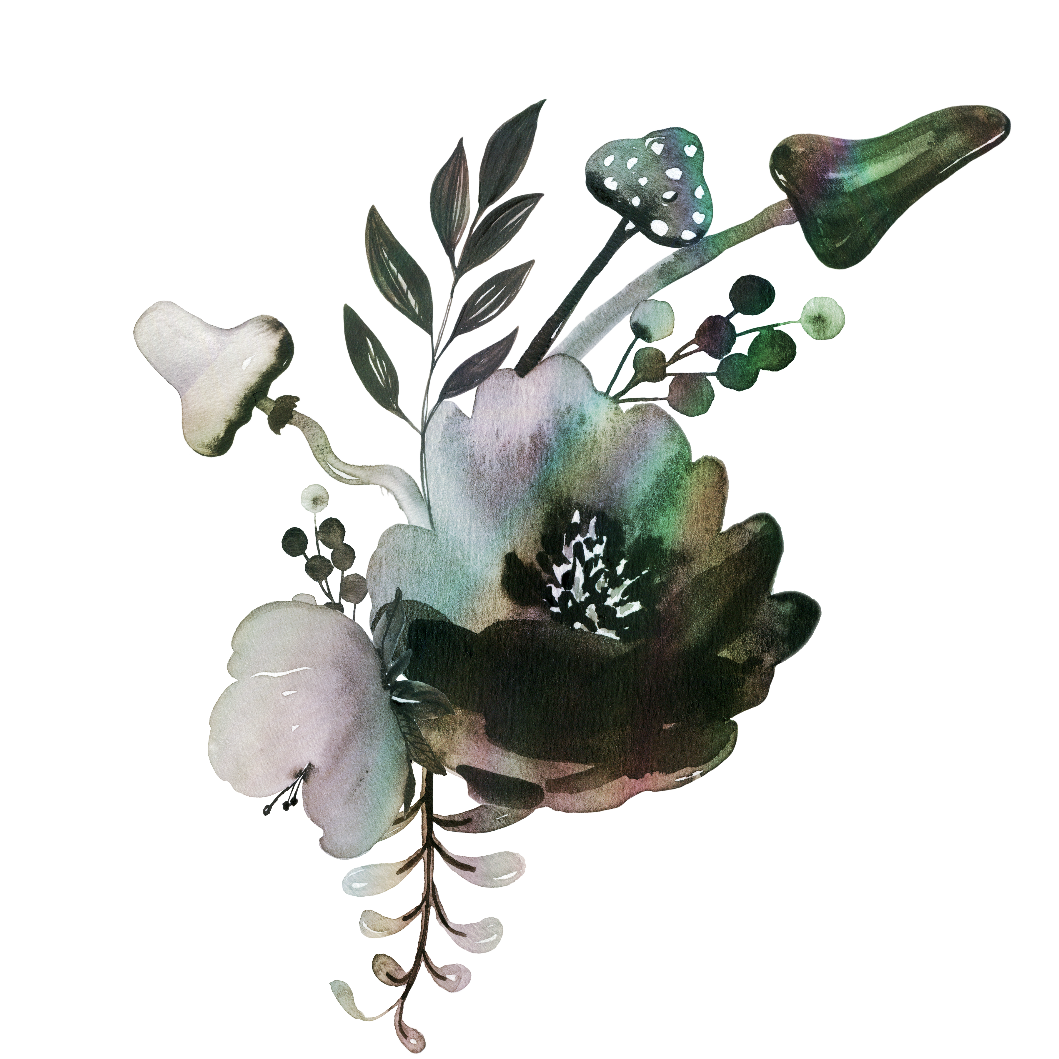 Bouquet 1 Holographic Psychedelic Mushrooms and Plant Medicine